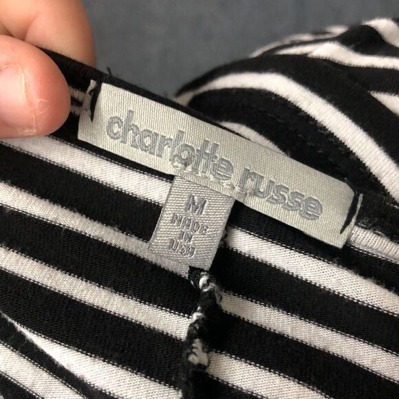Charlotte Russe Stripe Tee - Picture 3 of 3